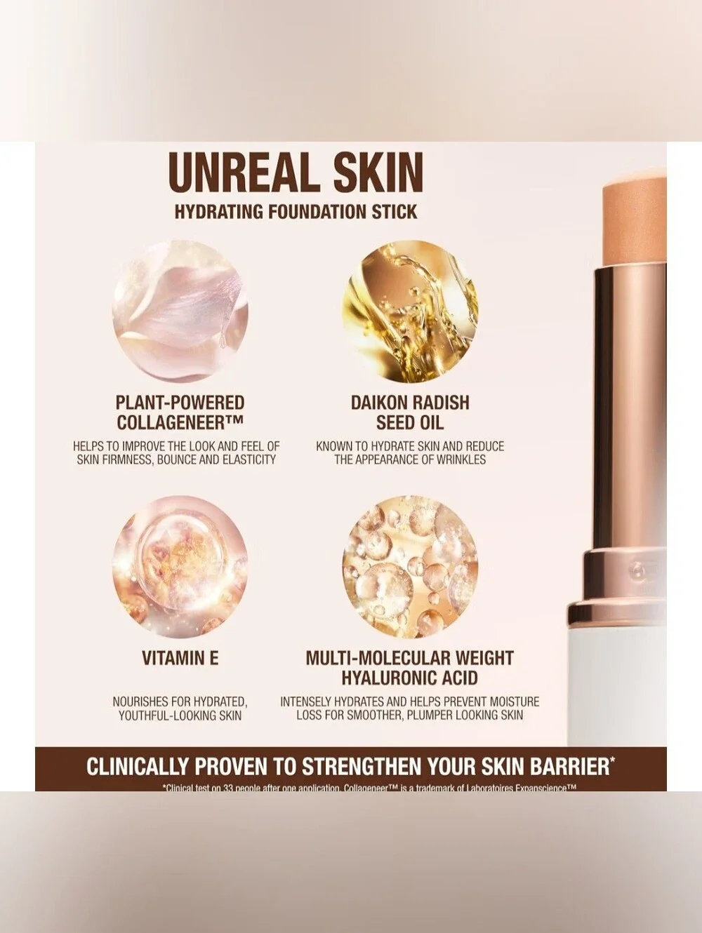 Charlotte Tilbury Unreal Skin Tint & Sheer Glow Tan .31oz New